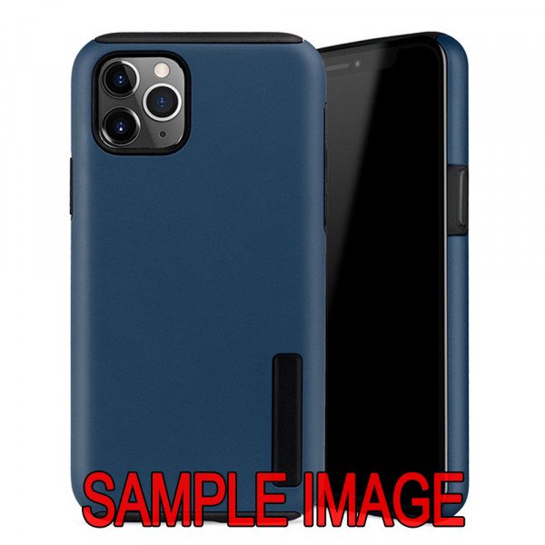 Wholesale Ultra Matte Armor Hybrid Case for Samsung Galaxy A02S (Navy Blue)